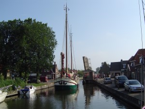 Klassenfahrt durch Workum richtung IJsselmeer